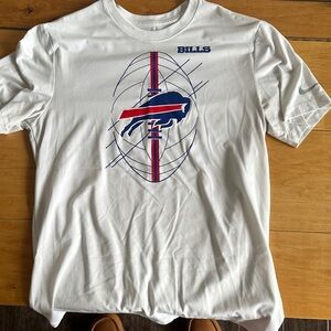 Nike White Buffalo Bills Graphic Tee